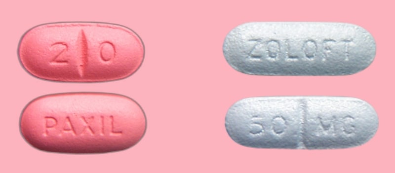 Paxil and Zoloft pills that cause brain zaps